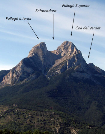 Cara est del Pedraforca Cara est del Pedraforca