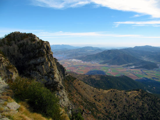 Puig Corneli al final del pas dels Burros Puig Corneli al final del pas dels Burros