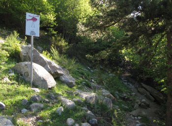 Deixem el camí a Coma de Vaca Deixem el camí a Coma de Vaca